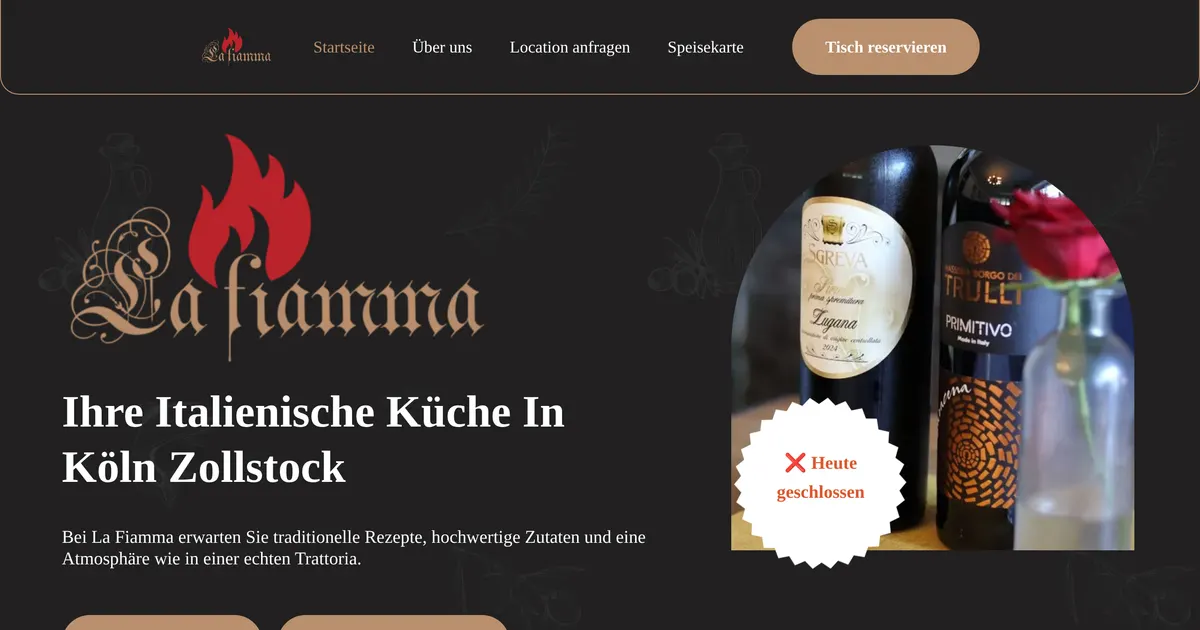 Restaurant Bar La Fiamma