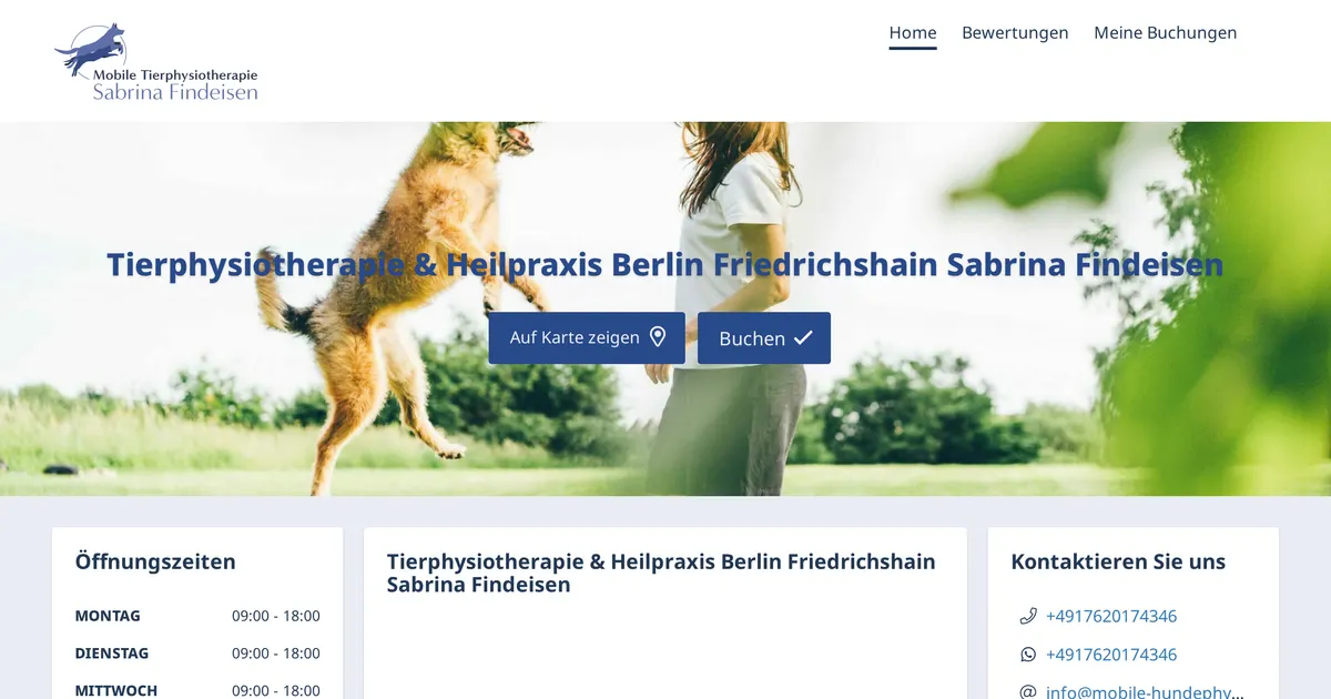Tierphysiologie — Hundephysiotherapie in Berlin