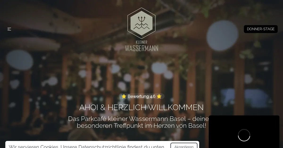 Kleiner Wassermann — hundefreundliches Café in Basel