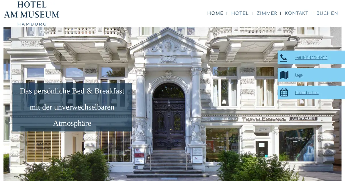 Hotel am Museum — hundefreundliches Hotel in Hamburg