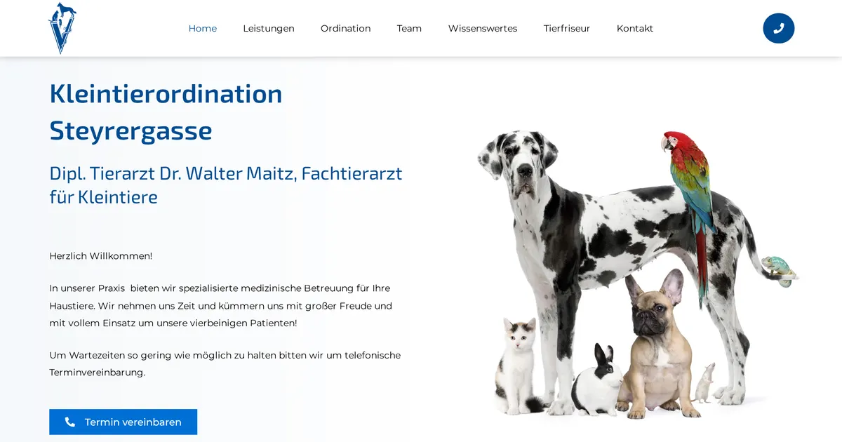 Dr. med. vet. Walter Maitz — Tierarzt in Graz
