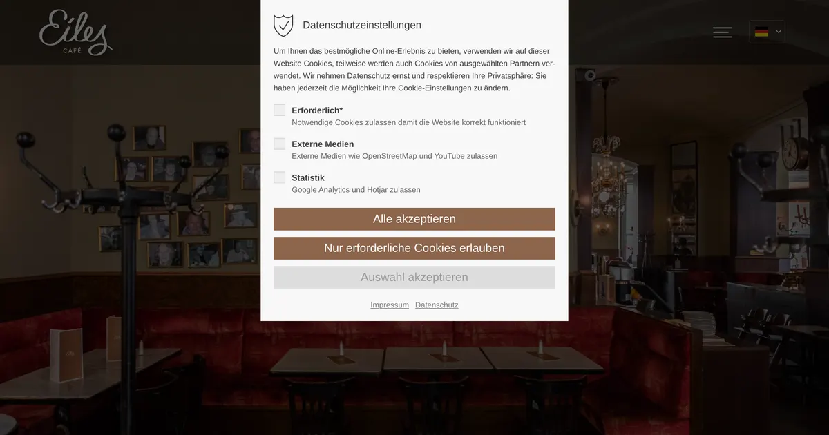 Café Eiles — hundefreundliches Café in Wien, mit Außenbereich