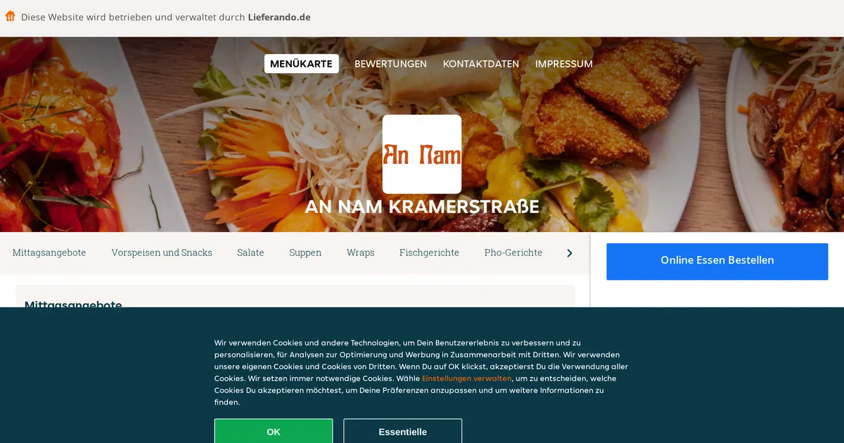 An Nam — hundefreundliches Restaurant in Hannover, mit Außenbereich