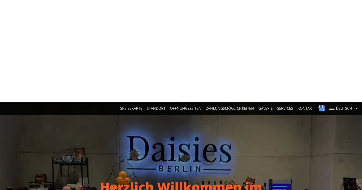 Daisies — hundefreundliches Café in Berlin, mit Außenbereich