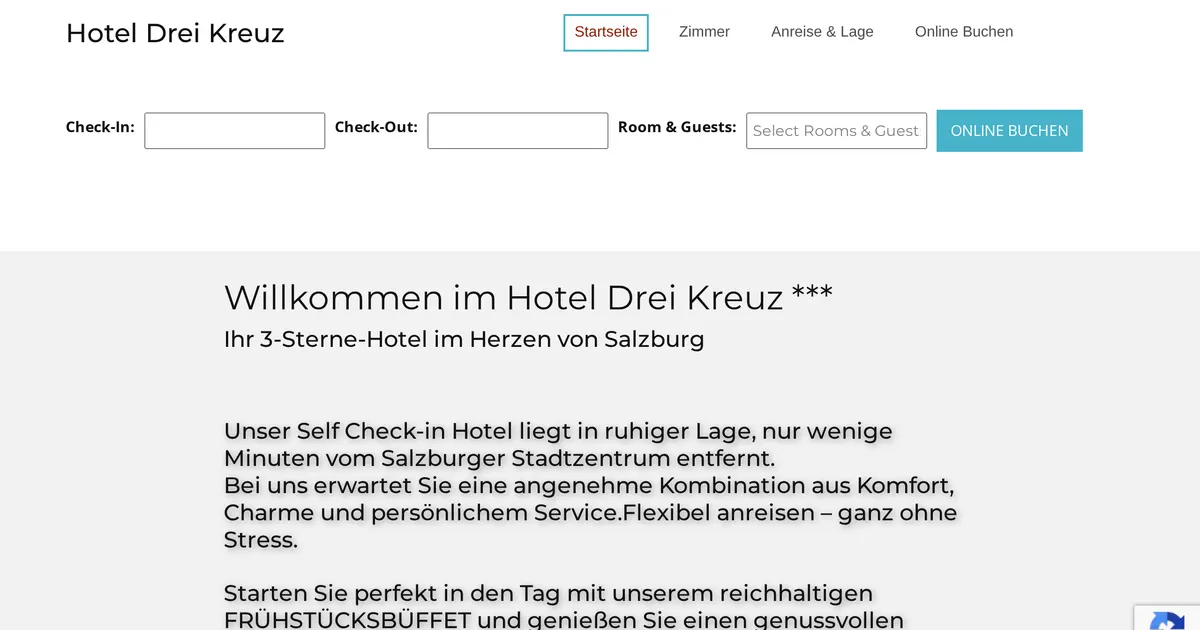 Hotel Drei Kreuz — hundefreundliches Hotel in Salzburg