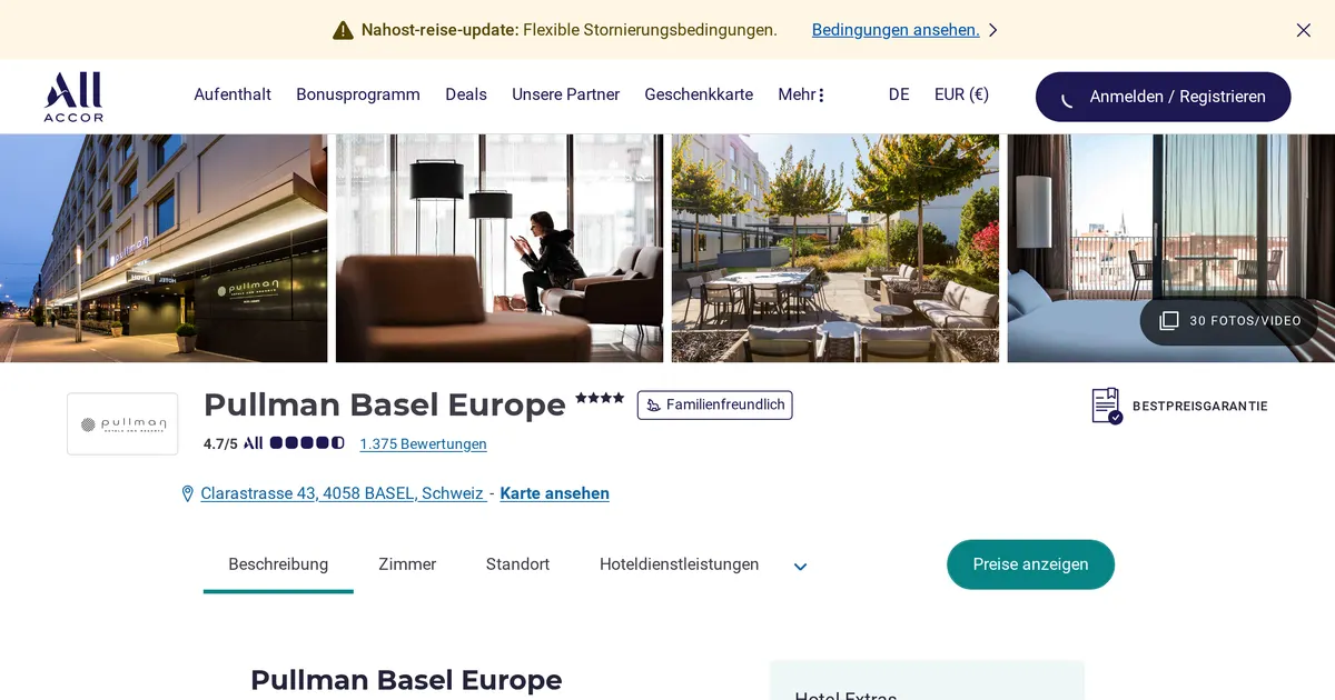 Pullman Basel Europe