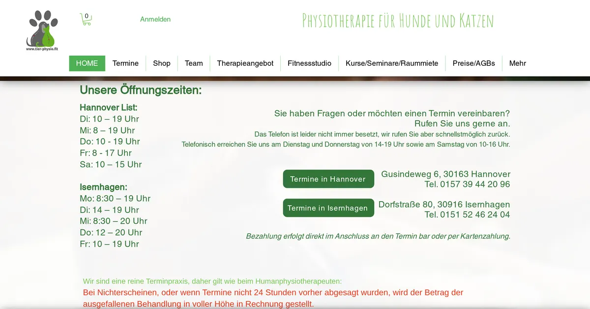 Tier-Physio — Dienstleister in Hannover