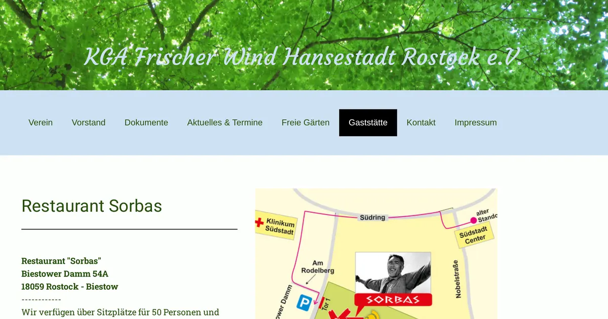 Sorbas — hundefreundliches Restaurant in Rostock