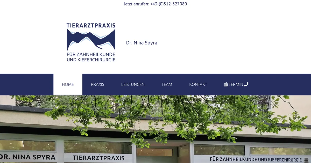 Tierarztpraxis für Zahnheilkunde und Kieferchirurgie Dr. Nina Spyra